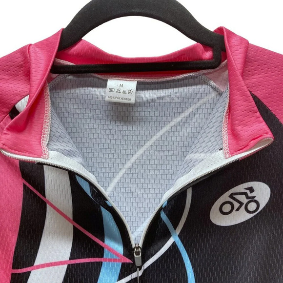 ZeroBike Cycling Jersey Top, Size Medium,‎ Short Sleeve, Quick Dry, Breathable - Picture 2 of 7